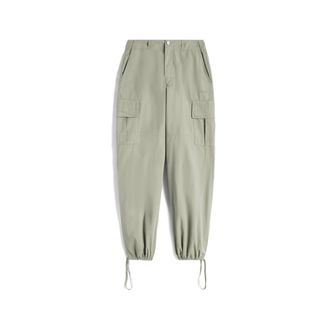 Freddy Pantaloni cargo in canvas tinto capo