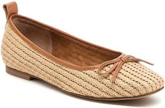 Kelsi Dagger Frankie Flat in Natural Raffia at Nordstrom, Size 5.5