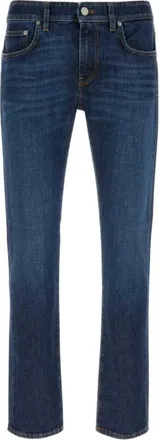 Pantaloni Torino Uomo, Jeans, Blu, W36, new