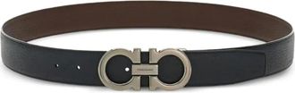 Ferragamo Cintura con logo - Nero