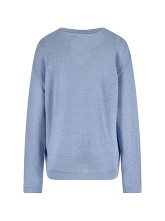 MYTHINKS Womens Sweaters Blue Alpaca