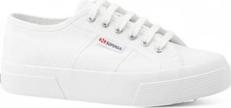 Superga 2740 Platform - Dames - Sneakers - Wit - 41 EU - Katoen - Schoenen