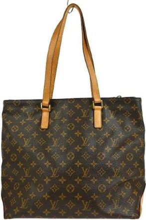 Louis Vuitton Pre-owned Tote Bags, female, Brown, Size: ONE SIZE Pre-owned Canvas Tote Bag