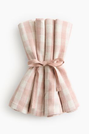 H&M 4er-Pack Baumwollservietten - Orange