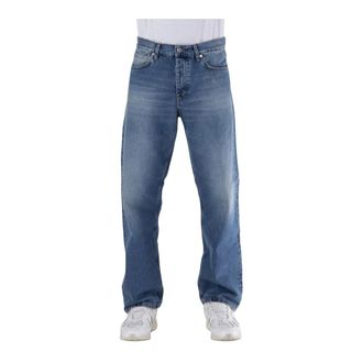 Sunflower Straight Fit Jeans, male, Blue, W31, Loose Fit Jeans