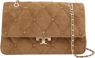 Tory Burch Brown Bunny Medium Shoulder Bag