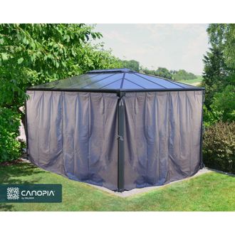 Palram Canopia Set Cortinas Para Cenador Martinique 4x2.2 M