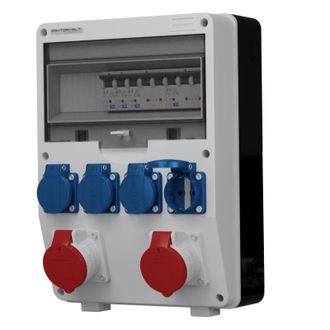 OEM Quadro Elettrico Da Cantiere 63 A 2 Cee E 4 Schuko Doktorvolt