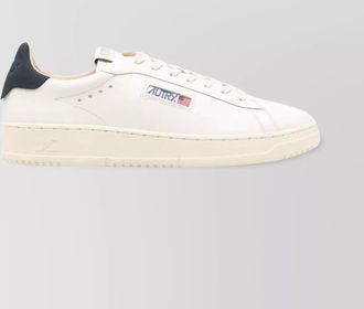 Autry leather sneakers low-top almond toe shape
