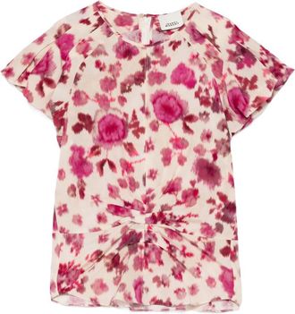 Isabel Marant Bedrucktes Seidentop Tullya von Isabel Marant