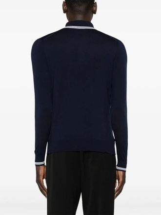 Kiton Mens Knitted Wool Polo Shirt Aw23 M
