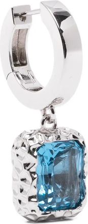 Darkai Oorbellen met hanger - Zilver