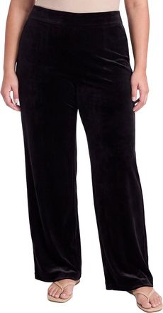 Anne Klein Plus High Rise Wide Leg Pant