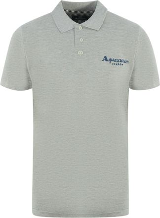 Aquascutum London 1851 Grey Polo Shirt