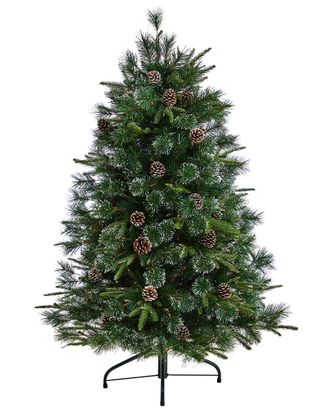 Nearly Natural 5Ft. Snowed Tipped Clermont Mixed Pine Artificial Christmas Tree