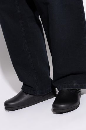 Birkenstock London Wire Buckle Shoes, Mens, Black