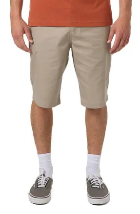 O'Neill Redwood Relaxed Fit Chino Shorts in Khaki at Nordstrom, Size 33