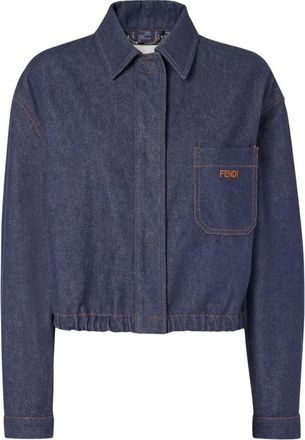 Fendi Light Jassen - Dames - Spijkerjassen - Blauw - S - Jassen