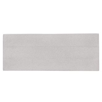 NATYAL Cabecero tapizado de pared acolchado para cama de 150cm en gris perla
