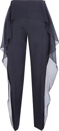 Lanvin Trousers With Ruffles