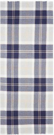 Johnstons of Elgin Tartan Cashmere Scarf in Silver Bnckbn Ku0499 at Nordstrom