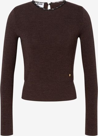 Moschino Maglia in lana merino - Marrone