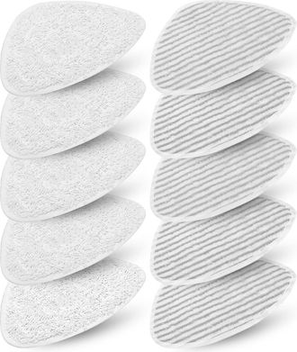 OEM 10 Fundas Para Mopas De Vapor Vileda Steam Y Vileda Steam Plus, Recambios De Pa&ntilde;o Para Limpiadores De Vapor Vileda, Accesorios De Microfibra Para Limp