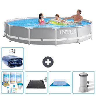 Intex Piscina Prism Frame Redonda - 366x76 Cm - 7-piezas S20530