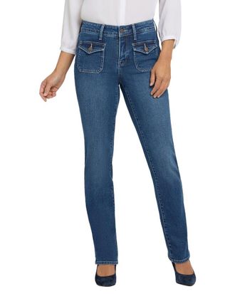 NYDJ Marilyn Lake Notre-Dame Straight Leg Jean