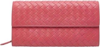 Bottega Veneta Pre-owned Wallets, female, Pink, Size: ONE SIZE Pre-owned Vintage Wallet