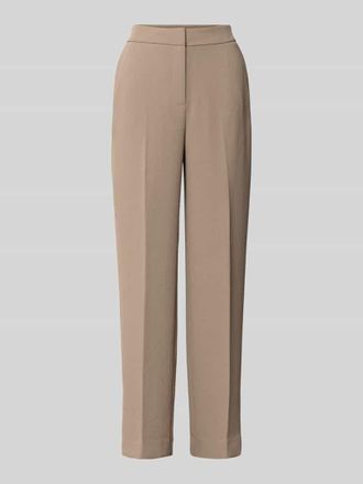 Forever New Straight Fit Hose mit B&uuml;gelfalten Modell Dani in Taupe, Gr&ouml;&szlig;e 32