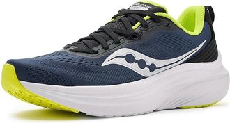 Saucony Lancer Run Mens Running Shoes Navy/Citron : 10.5 D - Medium, Textile