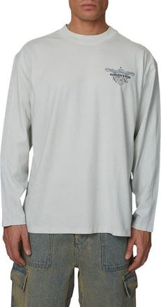 Good For Nothing Long Sleeve Eagle Tee in White at Nordstrom, Size Xx-Large