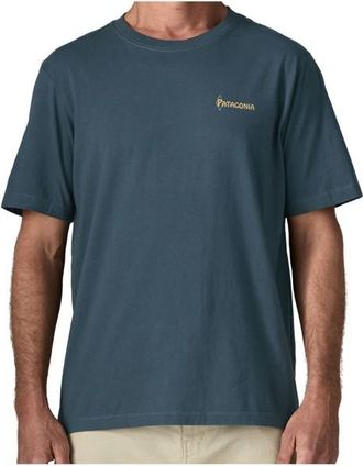 Patagonia Water People Banner T-Shirt T-Shirt f&uuml;r Herren | blau