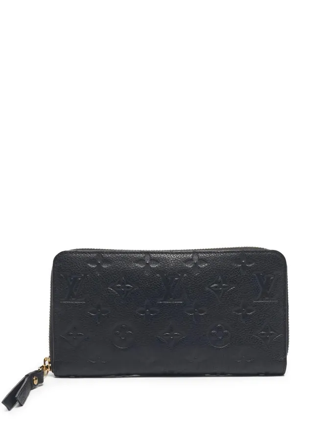 Zippy Monogram Empreinte wallet - Blue