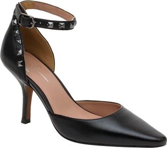 Linea Paolo Yanka Ankle Strap Pump in Blk Nappa at Nordstrom Rack, Size 5.5