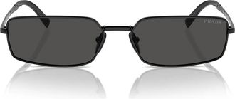 Prada Sunglasses Pra60 S 1 Ab5 S0 Black/Dark Gray Women