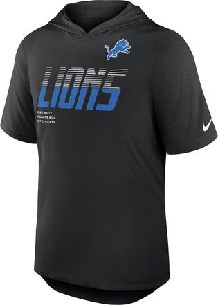 Nike Detroit Lions Nike Mens Dri-FIT NFL Hooded T-Shirt in Black | 03NB00A9J-W9H