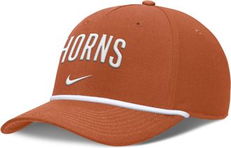 Nike Texas Primetime Rise Campus Nike Mens College Adjustable Hat in Orange | NC9681FTXE-SJM