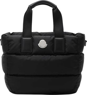 Moncler Mini Caradoc Tote - Dames - Shoppers - Zwart - ONE Size - Katoen - Tassen