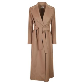 Max Mara Abrigo envolvente Poldo - Coats - Mujer - Marr&oacute;n - 3XS