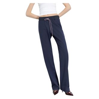 Ga&euml;lle Paris Dames, Broeken, Blauw, Maat: XS Poliester