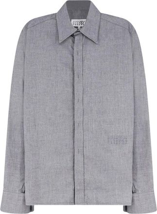 Maison Margiela Casual Shirts - Heren - Casual Overhemden - Grijs - M - Overhemden