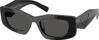 Prada PR D03SD Asian Fit 16K08Z Womens Sunglasses Black Size 51