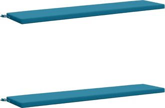 vidaXL Cojines Para Banco De 2 Piezas Soest 2 Uds. 100% Poli&eacute;ster Vidaxl