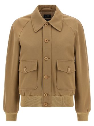 A.P.C. Giacca In Cotone E Lana