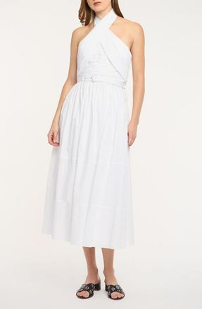 Cinq &agrave; Sept Marcie Halter Dress in White at Nordstrom, Size 14