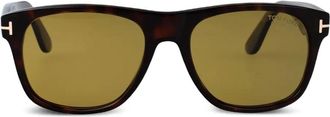 Tom Ford Eyewear Occhiali da sole Marlon-02 squadrati - Marrone