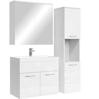 Badplaats Conjunto De Muebles De Ba&ntilde;o Montreal 60 Cm - Blanco Alto Brillo