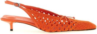 Jacquemus Orange Slingback Pumps